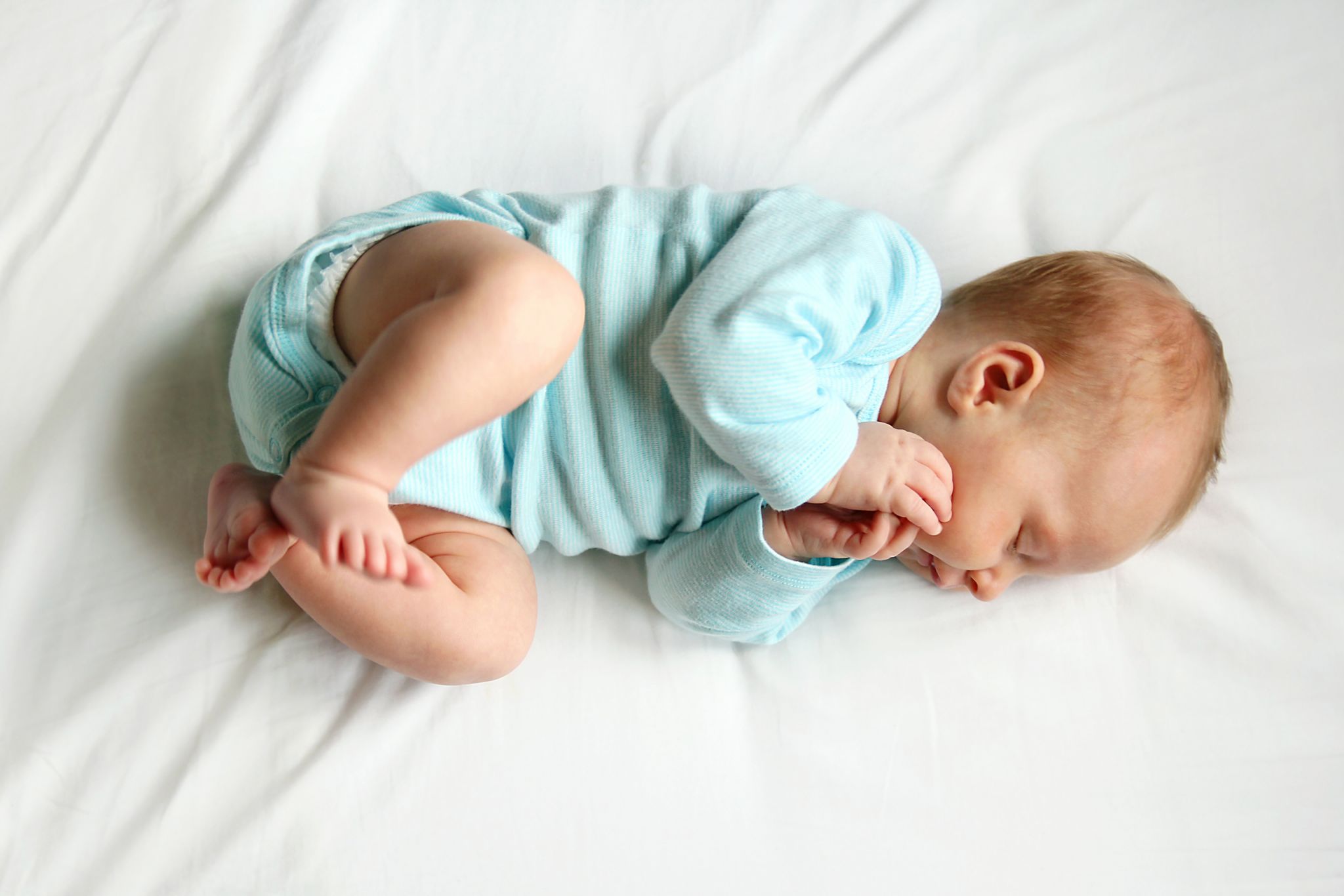 baby likes to sleep face down in mattress