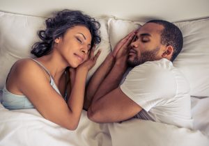 a couple sleeps well thanks to a comparasion: cpap vs oral appliance therapy